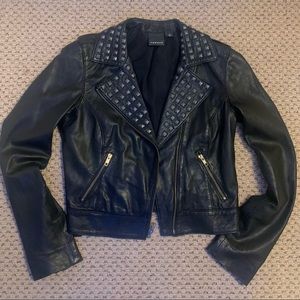 TROUVE black leather jacket